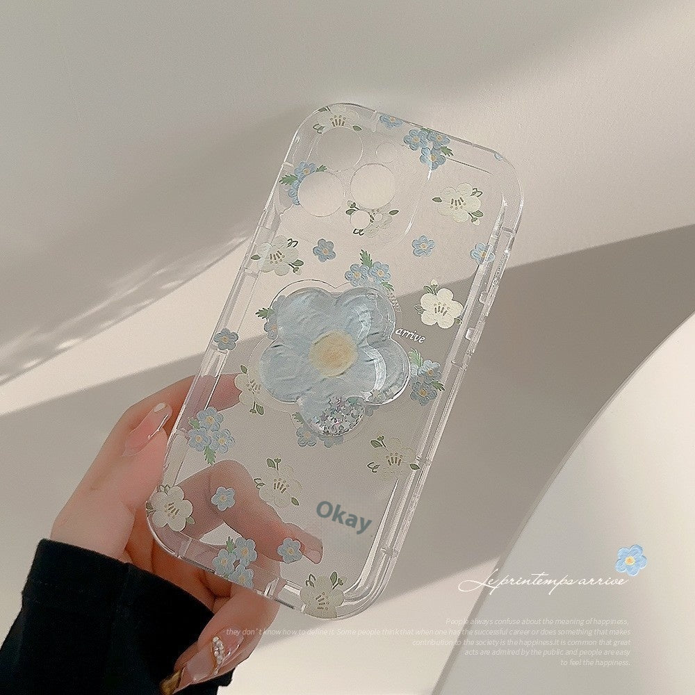 Floral Shell iPhone Case Holder