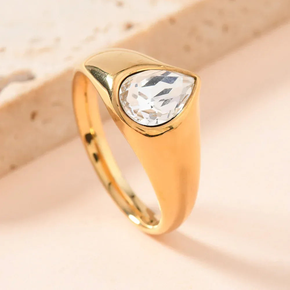 Light Luxury Titanium Steel Ring - Viexta