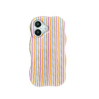Niche Color-block Striped iPhone Case - Viexta
