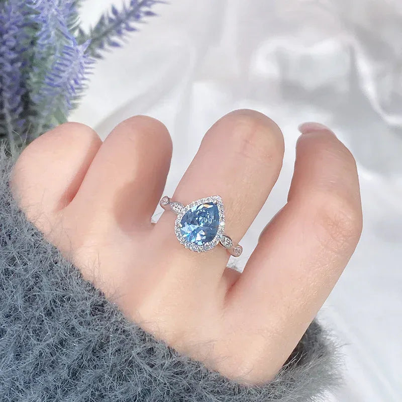 ocean-blue-princess-s925-sterling-ring - Viexta