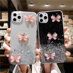 butterfly-glitter-starry-sky-iphone-case - Viexta