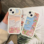 Oil Painting Flower iPhone Protective Case - Viexta