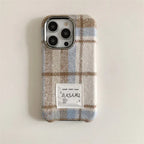 Niche Flannel Plaid iPhone Case - Viexta