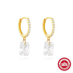 s925-sterling-silver-classic-diamond-eardrop-earring - Viexta