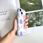 blue-heart-transparent-iphone-case - Viexta