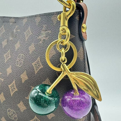 Cherry Handbag Pendant Keychain