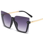 Ocean Sheet Multicolor Rimless Sunglasses - Viexta