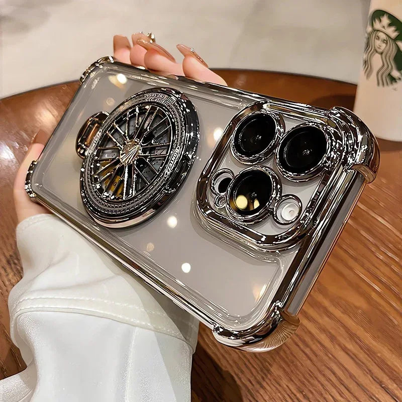 Rotating Gyro Bracket iPhone Case - Viexta