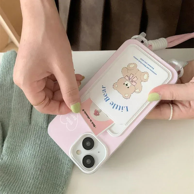 Card Holder Lanyard iPhone Case - Viexta