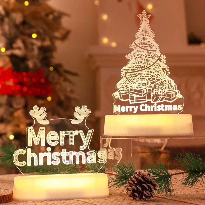 Christmas Decoration 3D Lamp - Viexta