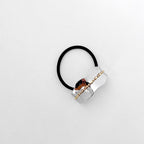 Hair Rope Geometric Ellipse Glossy High-elastic Rubber Band