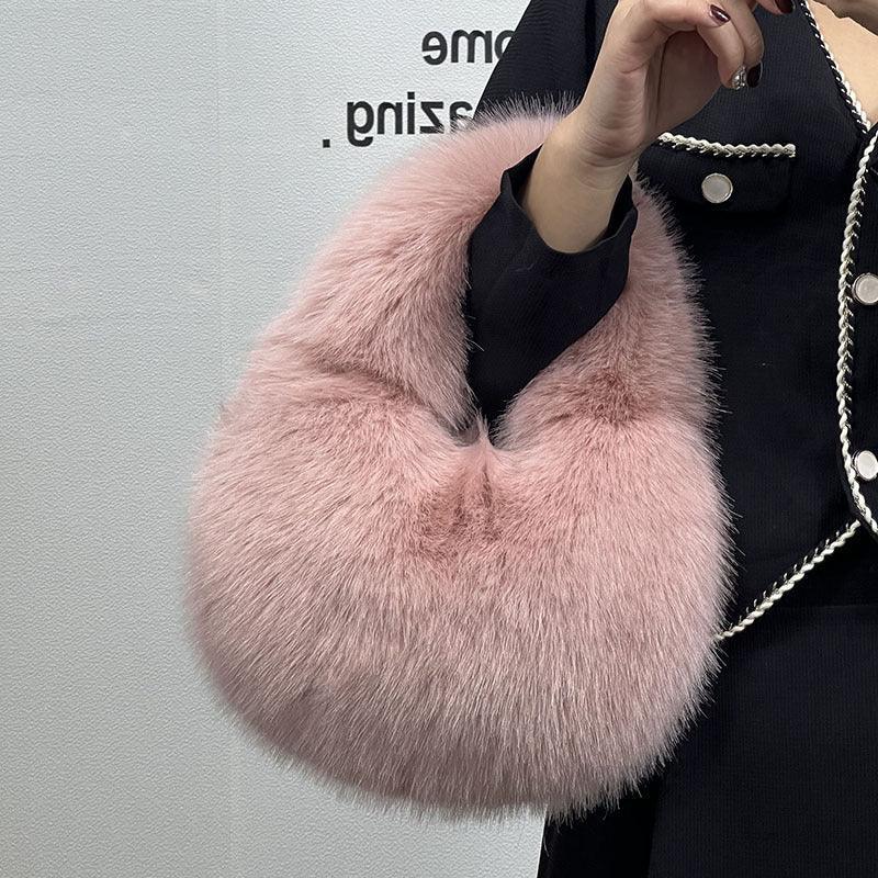 Portable Fur Bag Fall Winter Popular High-grade Niche - Viexta
