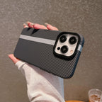 Carbon Fiber Grain Frosted iPhone Case - Viexta