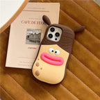 Cartoon Sausage Drop-resistant iPhone Case - Viexta