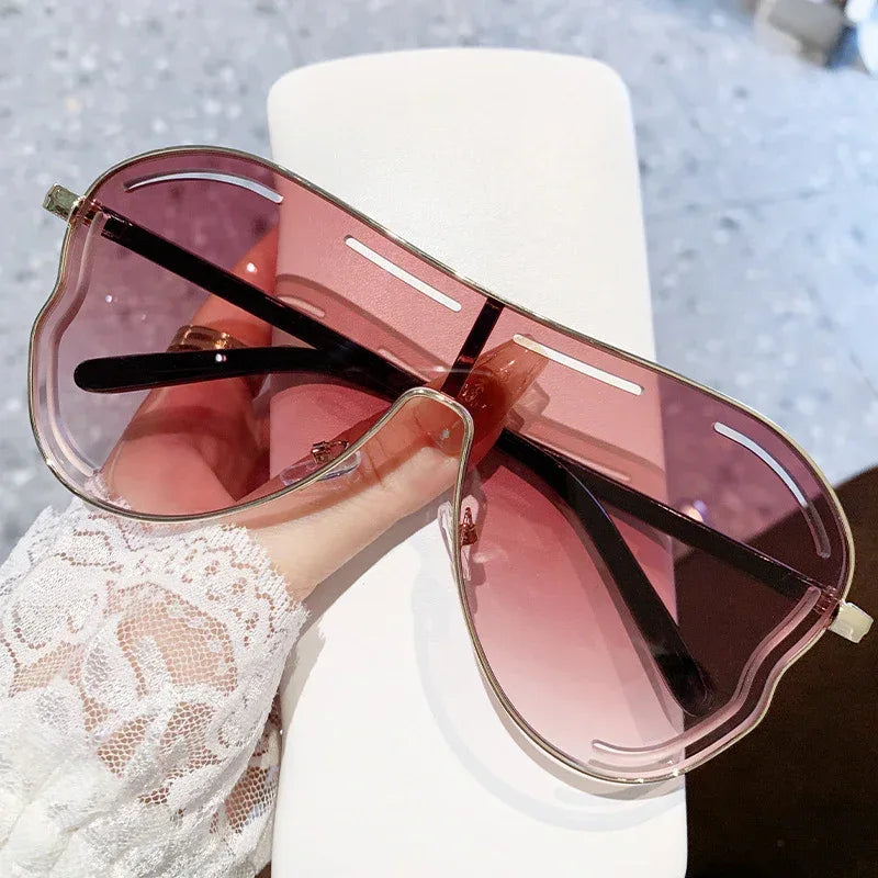 Large-frame Sunglasses - Viexta