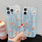 Goldfish Laser Cartoon iPhone Case - Viexta