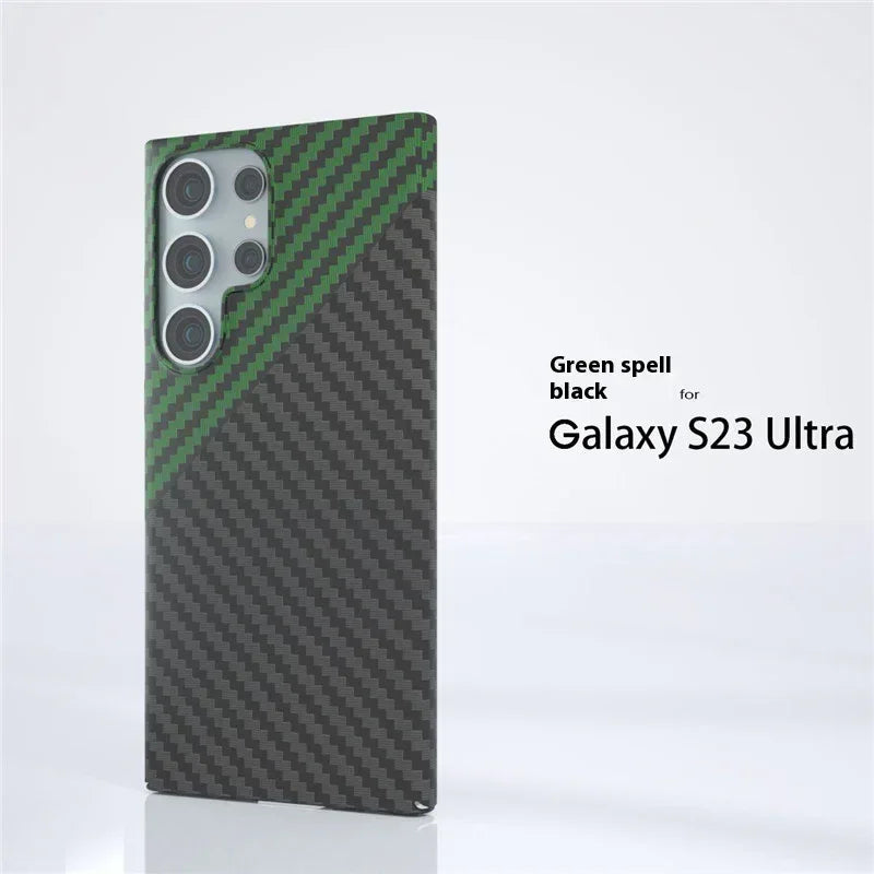 Carbon Fiber Hard Shell Samsung S Series Phone Case - Viexta