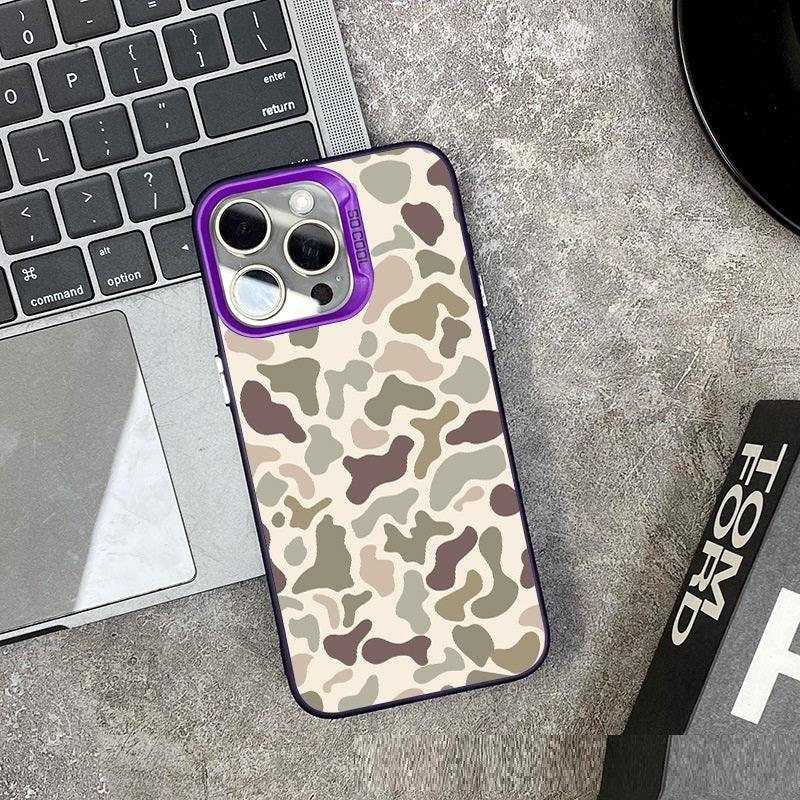 Vintage Leopard Print Frosted iPhone Shell - Viexta