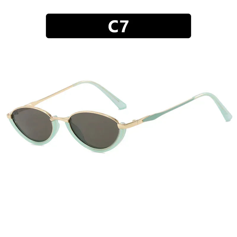 Metal Sun Protection Plain Sun Glasses - Viexta