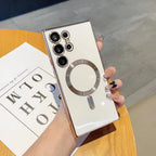 Magnetic S23FE Electroplating Lens Samsung Protective Cover - Viexta