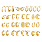 Elegant All-match Stainless Steel Earrings