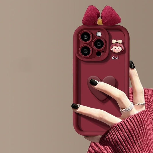 Wine Red iPhone Case