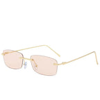 Fashion Rimless Cut-edge Sunglasses - Viexta