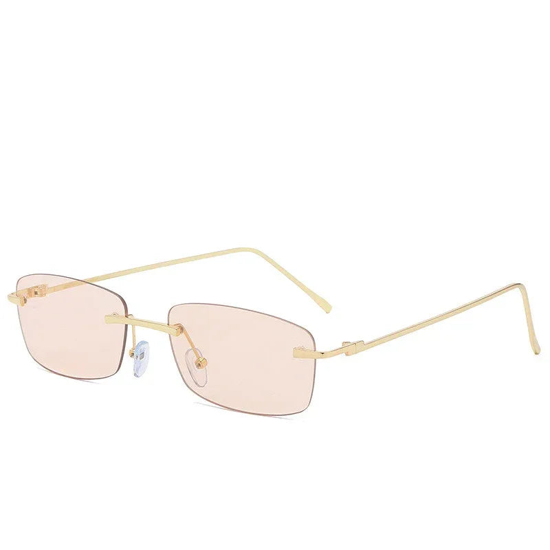 Fashion Rimless Cut-edge Sunglasses - Viexta