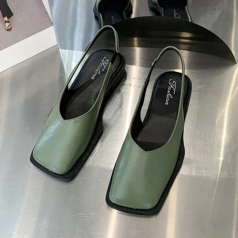 Retro Closed Toe Sandals - Viexta