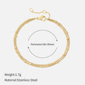 Electroplated Round Bead Stainless Steel For Women