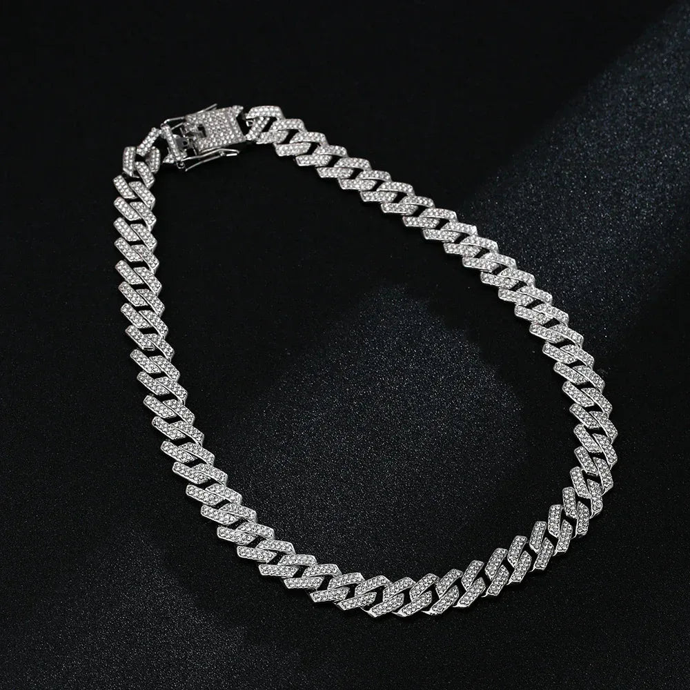 diamond-inlaid-necklace - Viexta