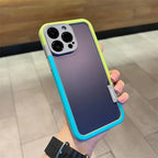 Contrast Color Cooling Soft iPhone Case - Viexta