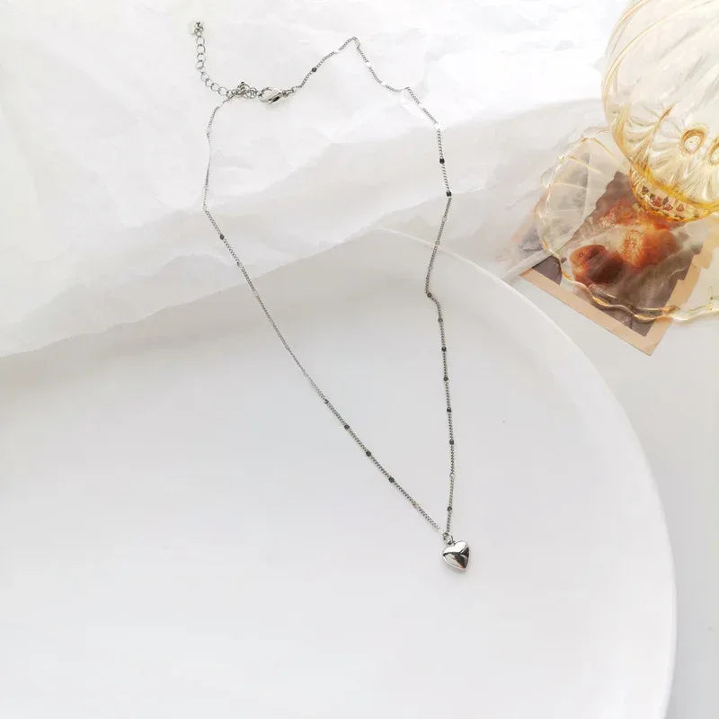 Collarbone Heart Necklace - Viexta