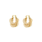Fashion Hollow Twisted Ear Clip - Viexta