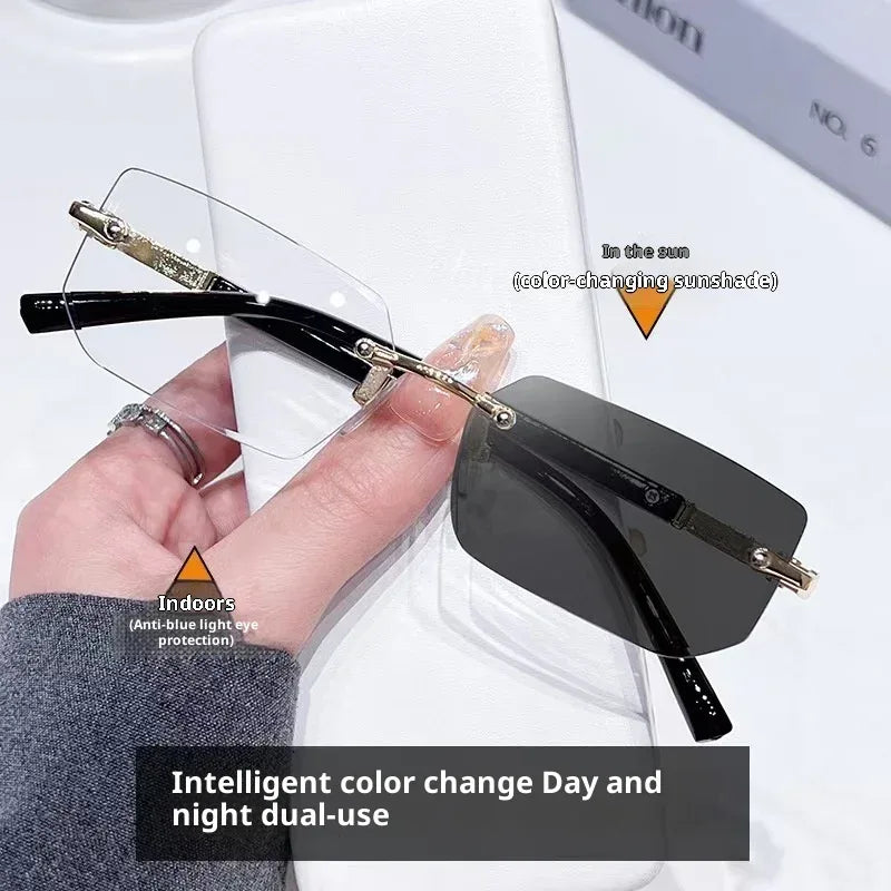 Men's New Frameless Fashion Sunglasses - Viexta
