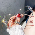 new-rhinestone-anti-blue-light-glasses - Viexta
