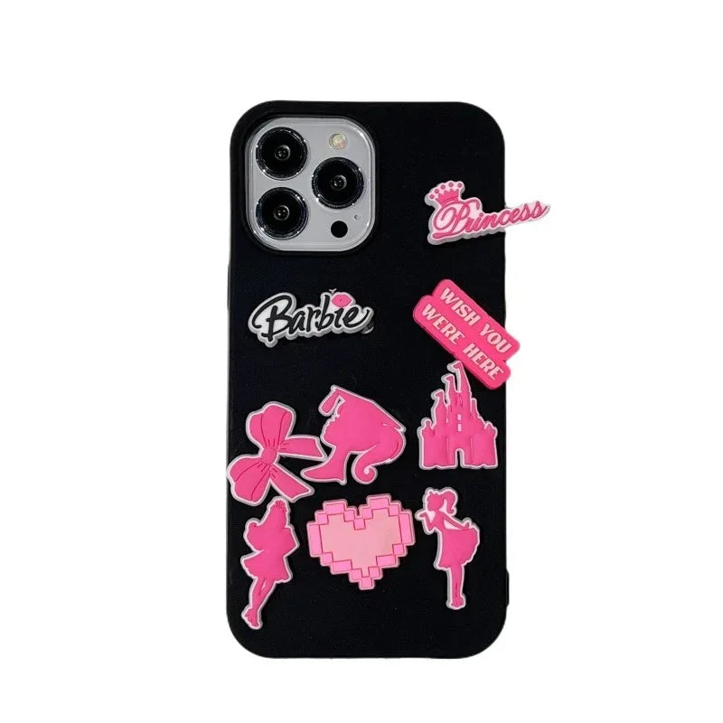 Shell DIY Love Heart Bow Tie iPhone Case - Viexta