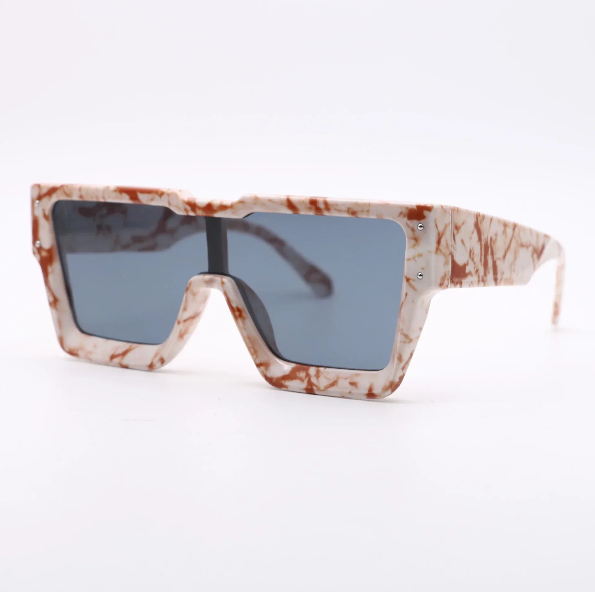 Oversized One Lens Square Sunglasses - Viexta