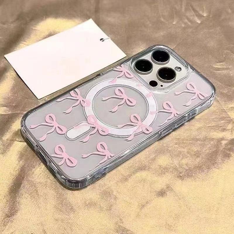 Versatile Bow Print Cartoon iPhone Case - Viexta
