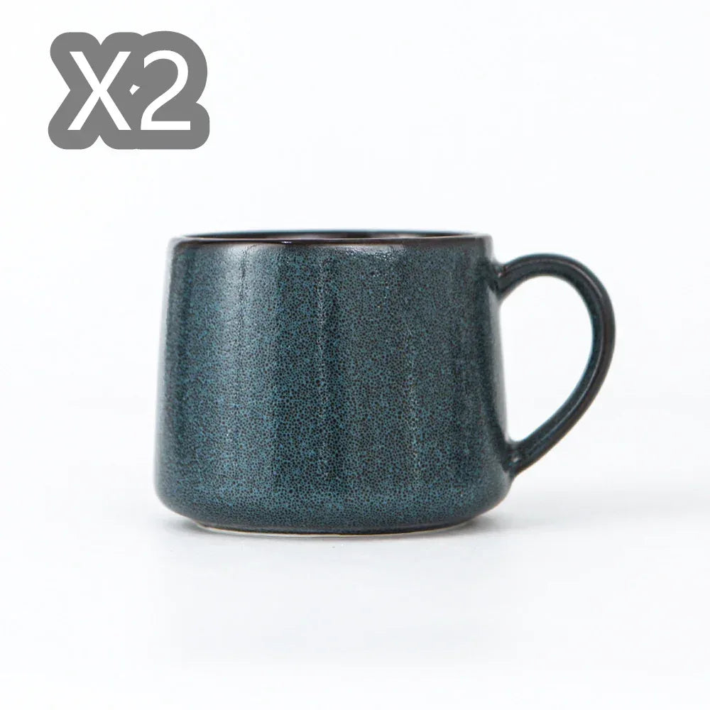 300ML Glazed Ceramic Mugs - Viexta