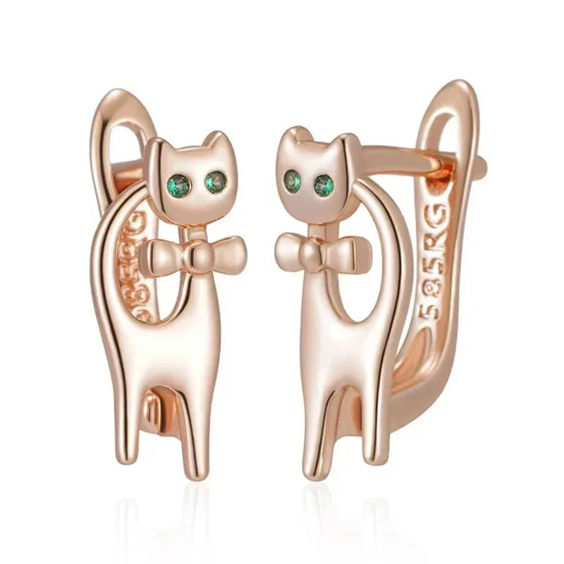 Hollow Pattern Heart-shaped Earrings - Viexta
