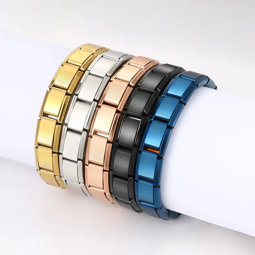 titanium-steel-vacuum-real-gold-ip-plating-watch-band-chain - Viexta