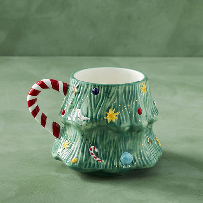 Minimalist Ceramic Christmas Mugs