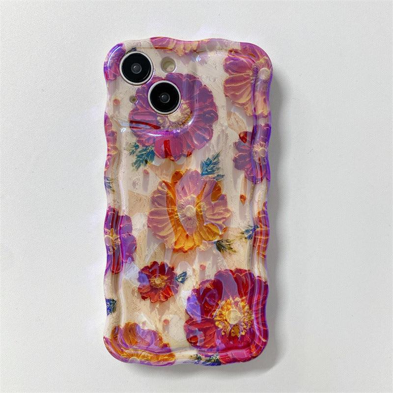 retro-oil-painting-camellia-phone-case - Viexta