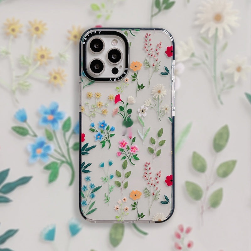 Drop-resistant Timbo Flowers iPhone Case