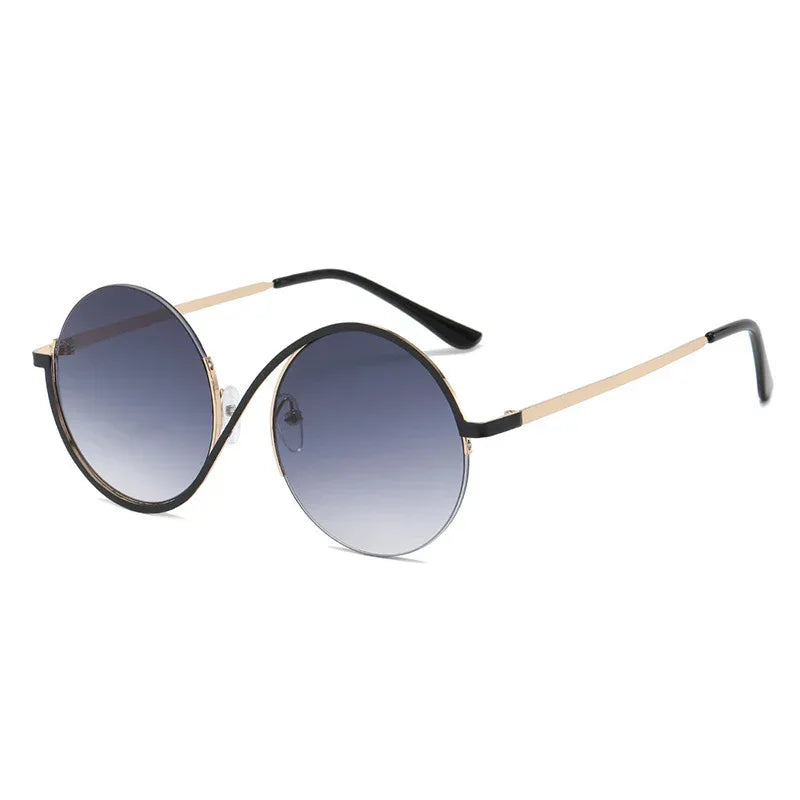 womens-round-frame-irregular-uv-resistant-sunglasses - Viexta
