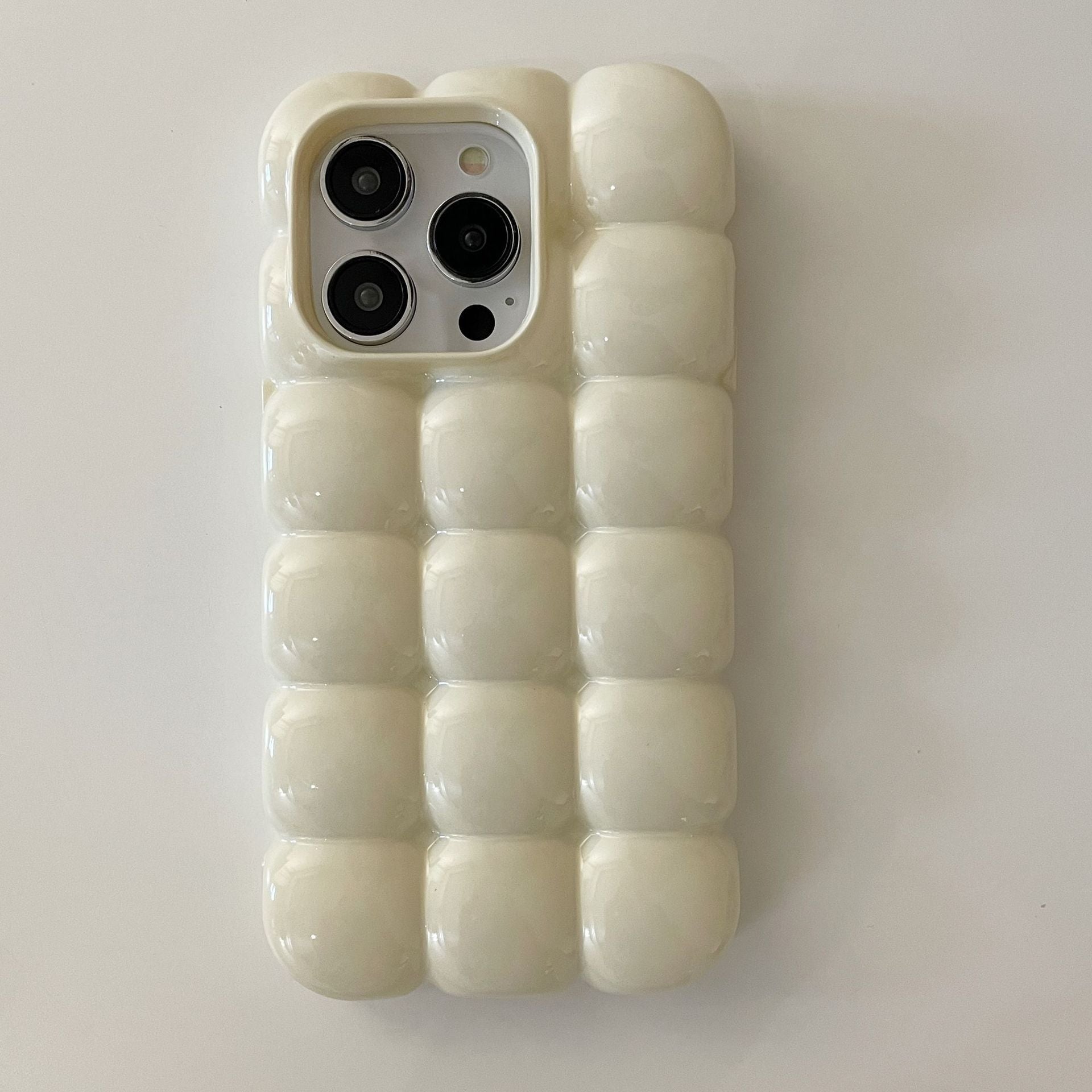 Solid Color Macarons Egg Waffle iPhone Case