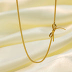 Fashion Minimalist Bowknot Necklace - Viexta