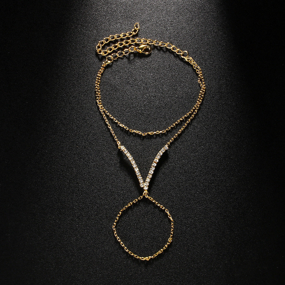 womens-v-finger-silver-double-layer-bracelet