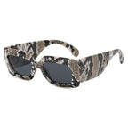 Retro Snake-pattern Sunglasses - Viexta